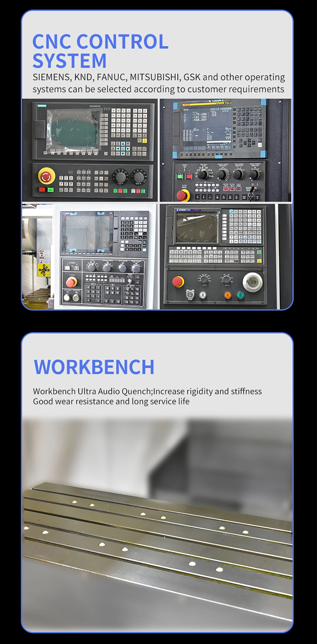 Vmc850 Fanuc Siemens GSK Controller Vmc CNC Milling Machine CNC Machining Center